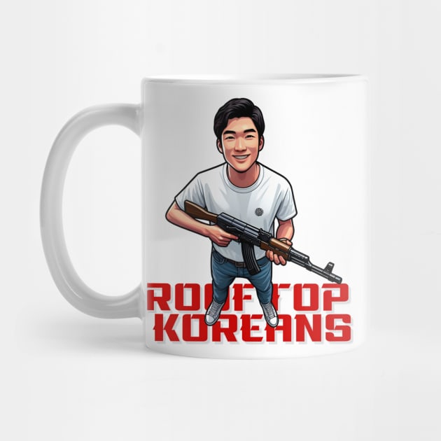 Rooftop Koreans by Rawlifegraphic